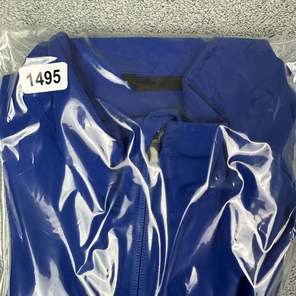 Zero Restriction Tour Series Jacket Men M Blue 1/2 Zip Pullover Windbreaker READ - Picture 13 of 13